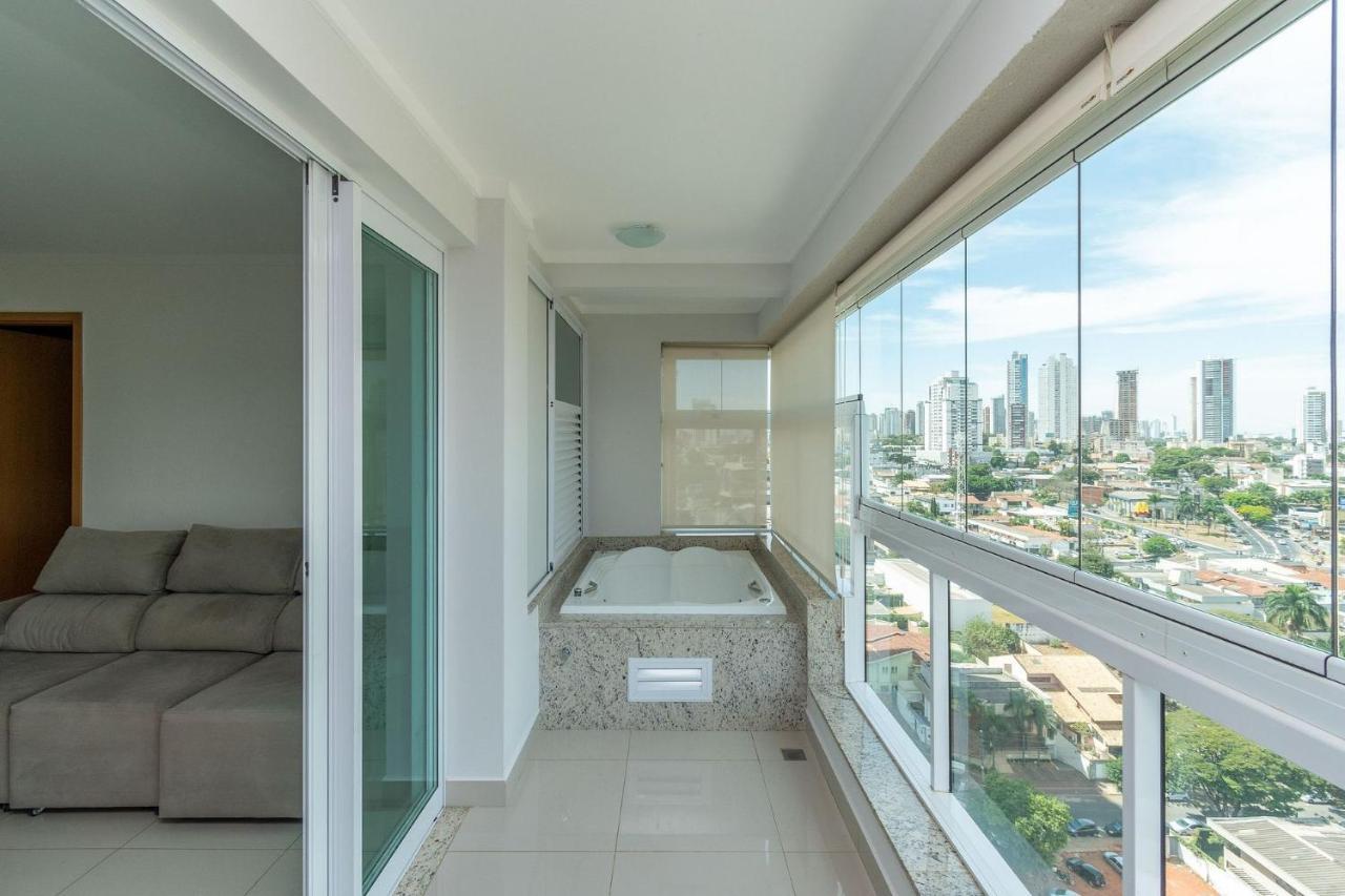 Apartamento De 1 Quarto Com Vista Para O Parque Vaca Brava E Com Jacuzzi No Setor Bueno - El1802 Goiânia Dış mekan fotoğraf