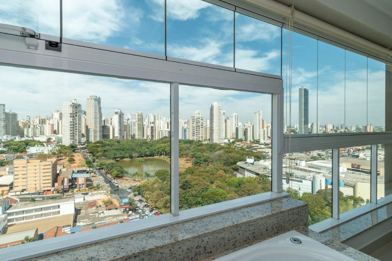 Apartamento De 1 Quarto Com Vista Para O Parque Vaca Brava E Com Jacuzzi No Setor Bueno - El1802 Goiânia Dış mekan fotoğraf