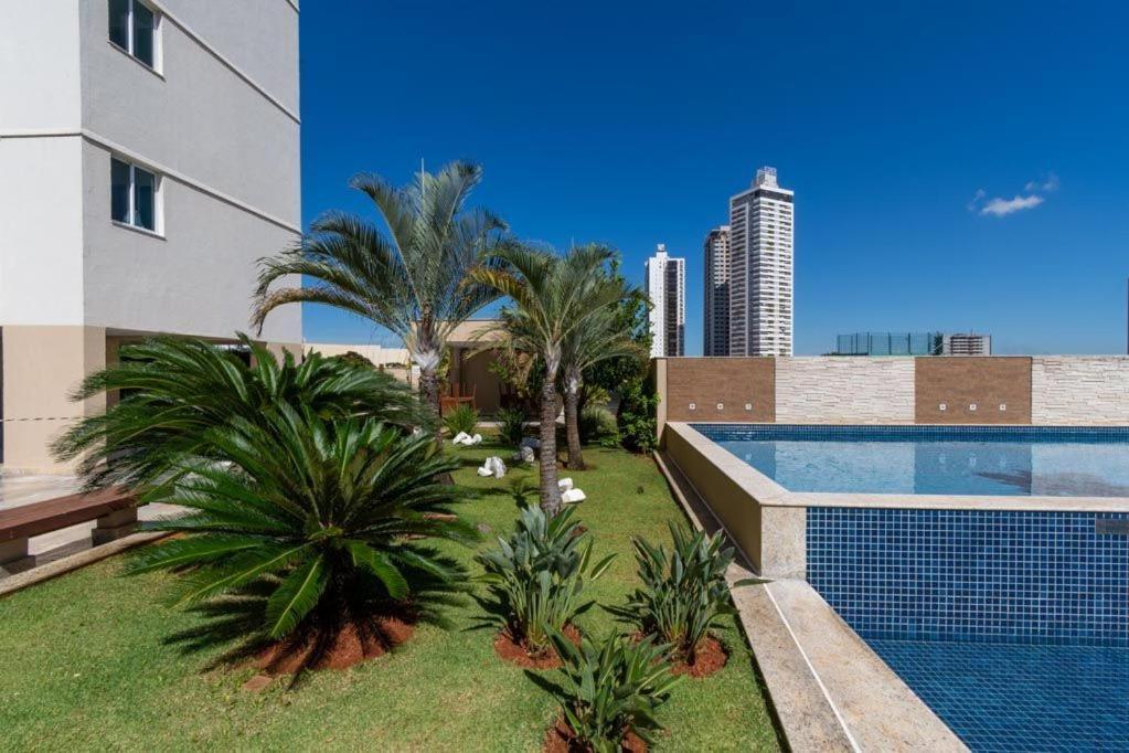 Apartamento De 1 Quarto Com Vista Para O Parque Vaca Brava E Com Jacuzzi No Setor Bueno - El1802 Goiânia Dış mekan fotoğraf